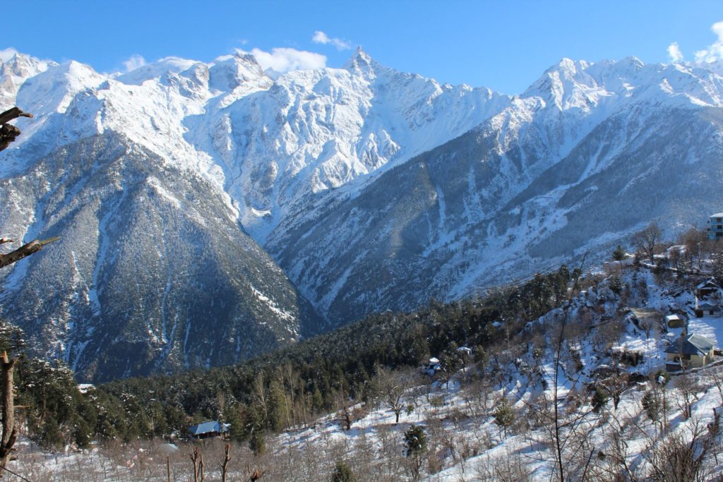 View of the valley , Kalpa , Kinnaur