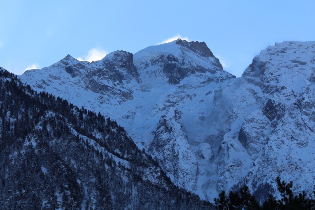 Unnamed peak on Kinner - Kailash mountain range[Winter in Kinnaur]