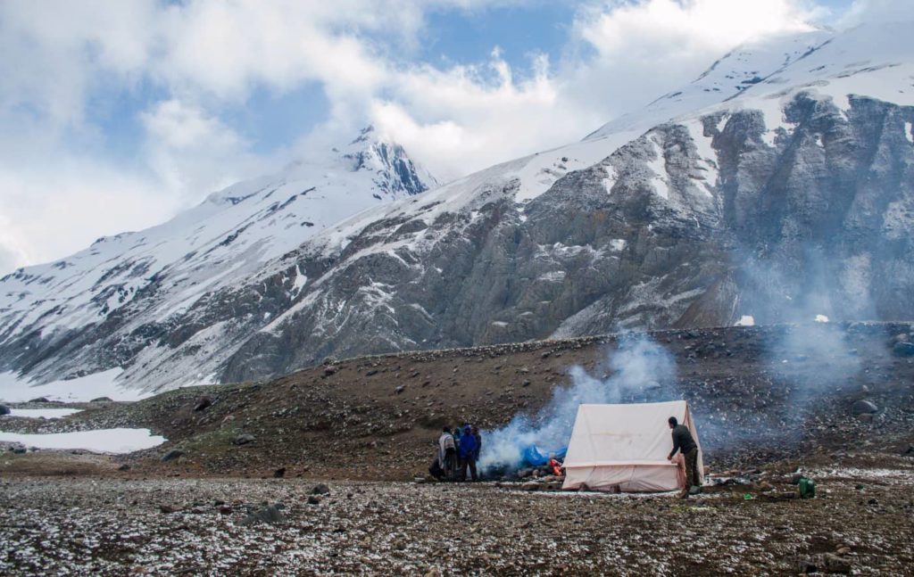 Gundar camp site [Lamkhaga pass trek expedition 2015]